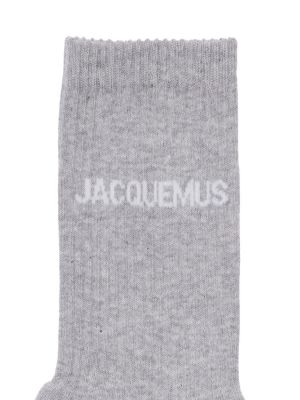 Calcetines de punto Jacquemus gris