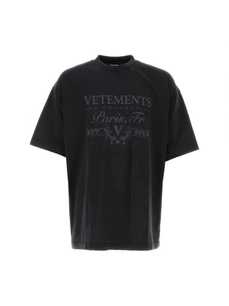 T-shirt Vetements schwarz