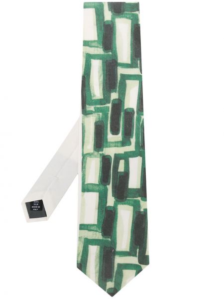 Corbata con estampado abstracto Gianfranco Ferré Pre-owned blanco