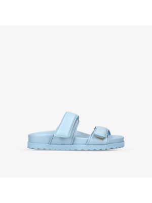 Кожаные сандалии Gia Couture синие