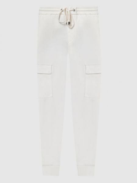 Белые брюки карго Peserico