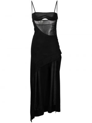 Asymmetrisk ren dress Mugler svart