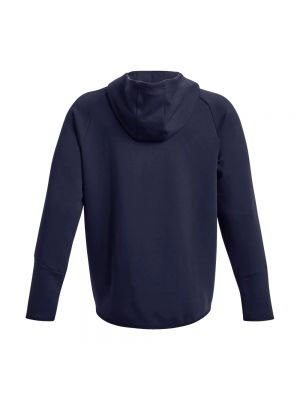 Fleece hoodie mit reißverschluss Under Armour blau