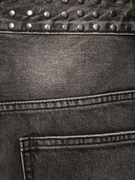 Voľné džínsy s cvočkami Jaded London čierna