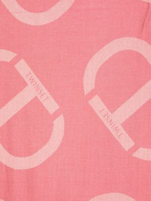 Schal mit print Twinset pink