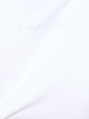 Sukienka długa z wiskozy z dżerseju Y/project biała