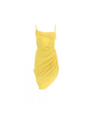 Sukienka Jacquemus żółta