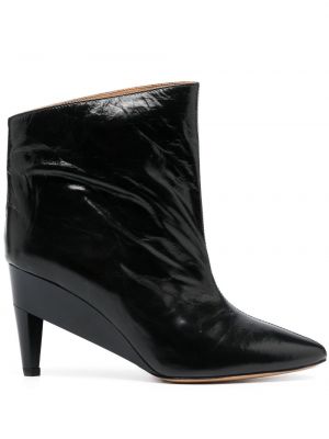 Černé kotníkové boty Isabel Marant