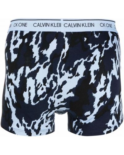 Calcetines con estampado animal print Calvin Klein Underwear azul