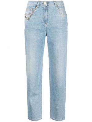 Straight leg-jeans Elisabetta Franchi blå