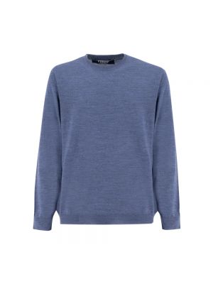 Sweatshirt mit rundem ausschnitt Fedeli blau
