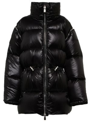 Пухено палто Givenchy черно