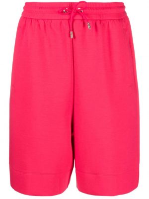 Shorts de sport en coton Emporio Armani rose