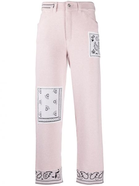 Pantalones rectos bootcut Barrie rosa