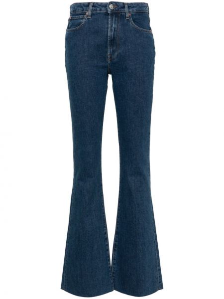High waist bootcut jeans ausgestellt 3x1 blau