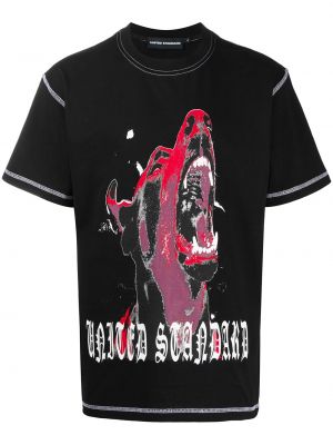 T-shirt con stampa United Standard nero