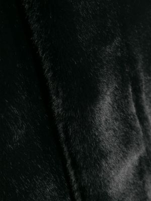 Fleece schal Saint Laurent schwarz