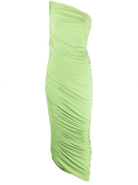 Платье миди Norma Kamali, зеленый