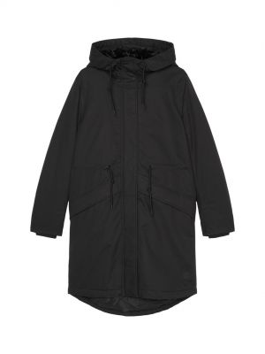 Зимнее пальто на молнии с капюшоном Marc O’polo Denim черное