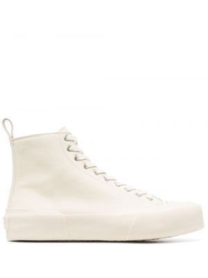 Sneakersy w jednolitym kolorze Jil Sander białe