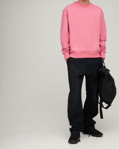 Bluza bawełniana Adidas Originals różowa
