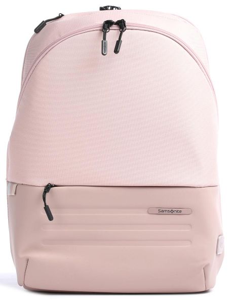 Кожаный рюкзак из искусственной кожи Samsonite розовый