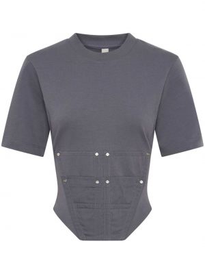 T-shirt en coton Dion Lee gris