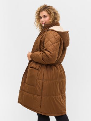 Žieminis paltas Zizzi ruda