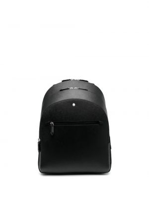 Kožený batoh Montblanc čierna