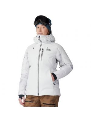 Утепленная куртка с принтом Mountain Hardwear белый