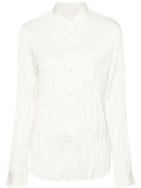 Σατέν πουκάμισο Helmut Lang λευκό