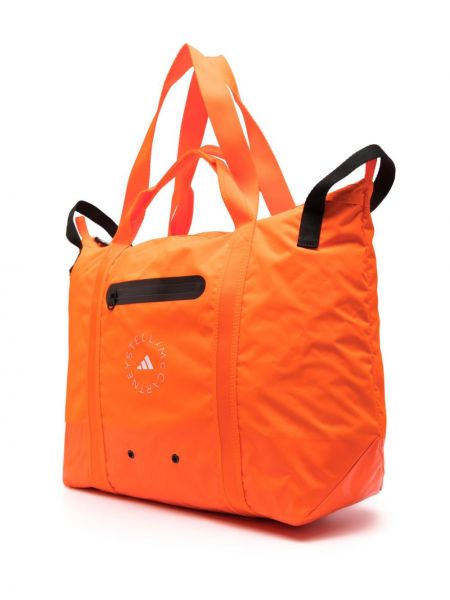 Borsa shopper con motivo a stelle Adidas By Stella Mccartney arancione