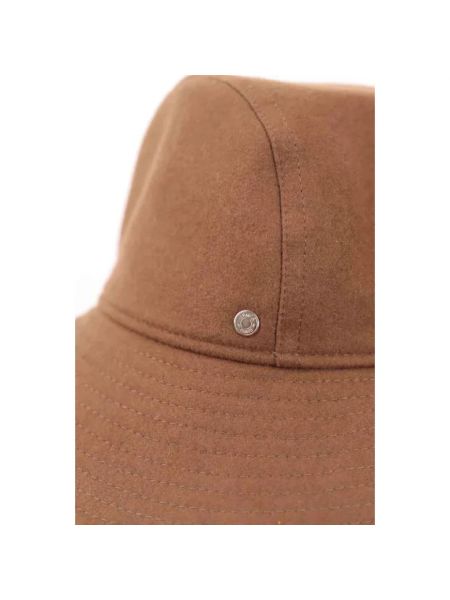Sombrero de cachemir con estampado de cachemira Hermès Vintage marrón