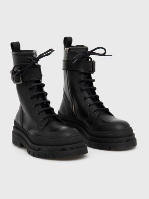 Usnjene škornji Moa Concept črna