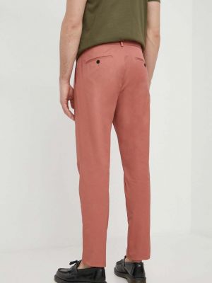 Pantaloni din bumbac Sisley roz