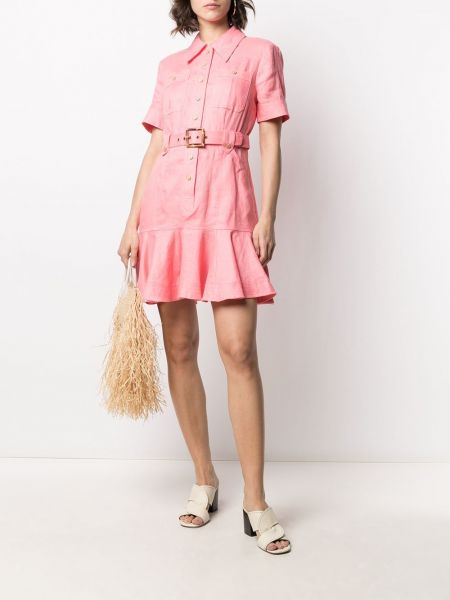 Mini vestido Zimmermann rosa