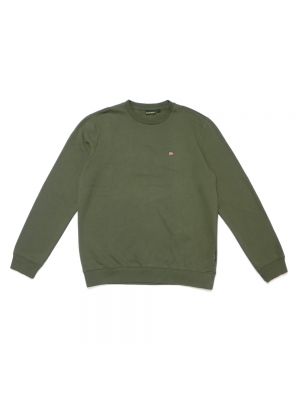 Sweter z okrągłym dekoltem Napapijri zielony