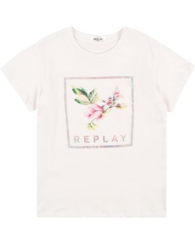 REPLAY & SONS Tričko  biela / ružová / zelená / žltá / sivá