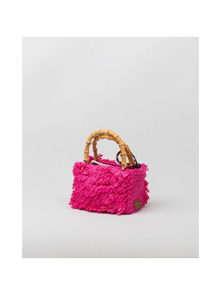 Tasche mit fransen mit taschen Chica London pink
