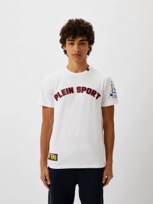 Спортивная футболка Plein Sport белая