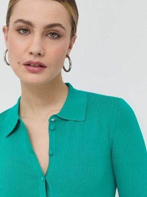 Блуза с дълъг ръкав Patrizia Pepe зелено