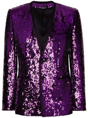 Blazer Dolce & Gabbana vijolična