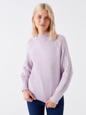 Классический свитер Lc Waikiki фиолетовый