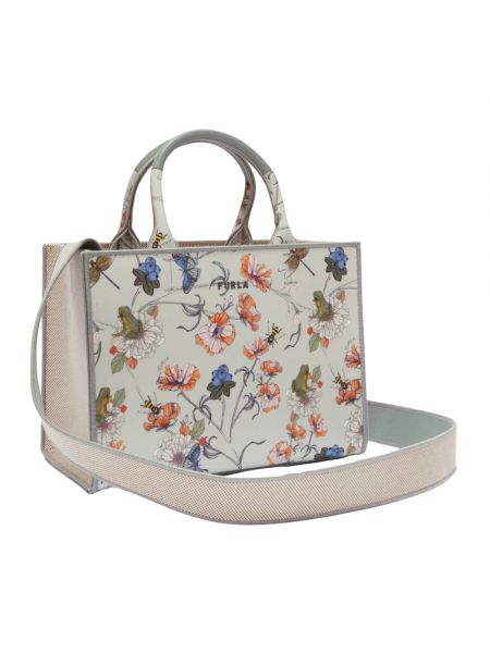 Elegant geblümte shopper handtasche mit taschen Furla