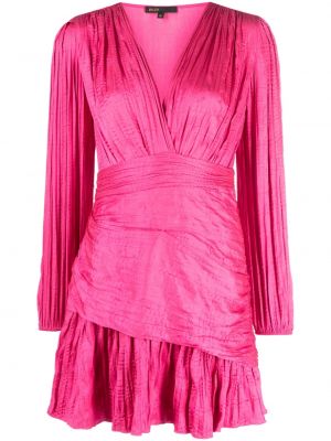 Плисирана мини рокля Maje розово