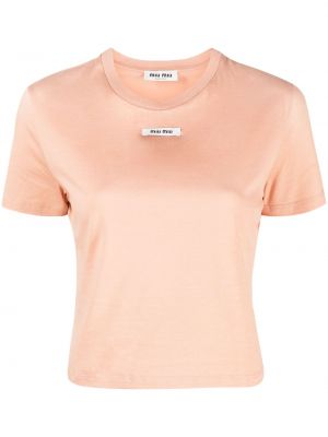 T-krekls Miu Miu rozā