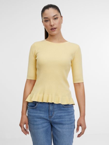 Marškinėliai Orsay geltona