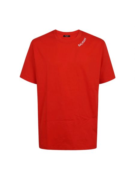 Koszulka Balmain czerwona