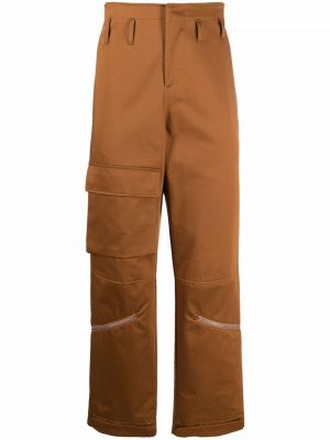Pantalones cargo de cintura alta 424 marrón