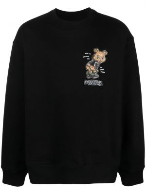 Medvilninis džemperis Domrebel juoda
